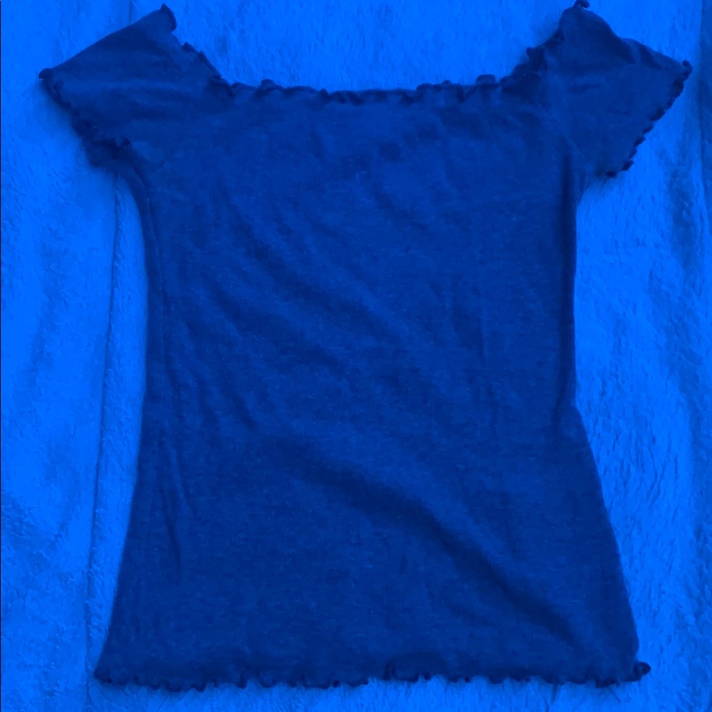 Gray of the shoulder hollister shirt size XS